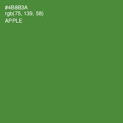 #4B8B3A - Apple Color Image