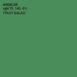 #4B8C5B - Fruit Salad Color Image