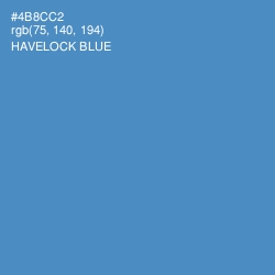#4B8CC2 - Havelock Blue Color Image