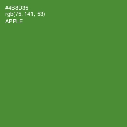 #4B8D35 - Apple Color Image