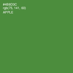 #4B8D3C - Apple Color Image