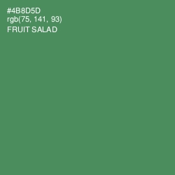 #4B8D5D - Fruit Salad Color Image