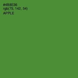 #4B8E36 - Apple Color Image