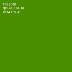 #4B8F00 - Vida Loca Color Image