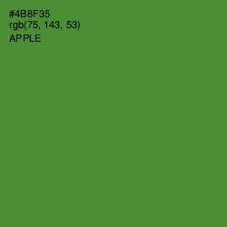 #4B8F35 - Apple Color Image