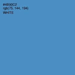 #4B90C2 - Havelock Blue Color Image