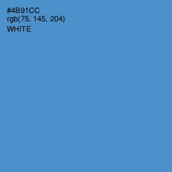 #4B91CC - Havelock Blue Color Image