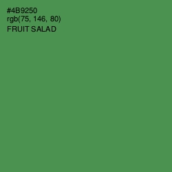 #4B9250 - Fruit Salad Color Image