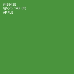 #4B943E - Apple Color Image