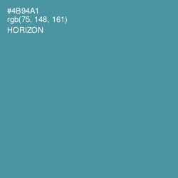 #4B94A1 - Horizon Color Image