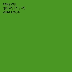 #4B9723 - Vida Loca Color Image