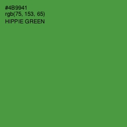 #4B9941 - Hippie Green Color Image