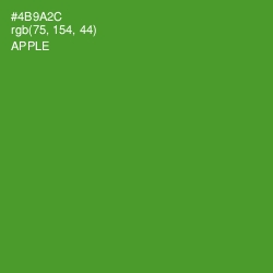 #4B9A2C - Apple Color Image