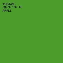 #4B9C2B - Apple Color Image