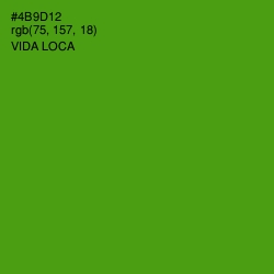 #4B9D12 - Vida Loca Color Image