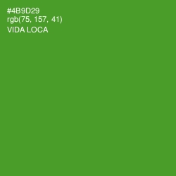 #4B9D29 - Vida Loca Color Image
