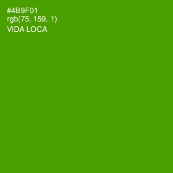 #4B9F01 - Vida Loca Color Image