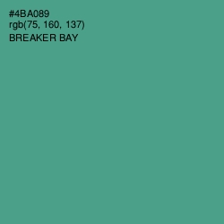 #4BA089 - Breaker Bay Color Image