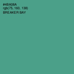 #4BA08A - Breaker Bay Color Image