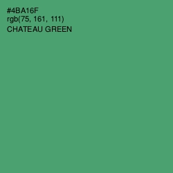 #4BA16F - Chateau Green Color Image
