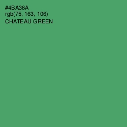 #4BA36A - Chateau Green Color Image