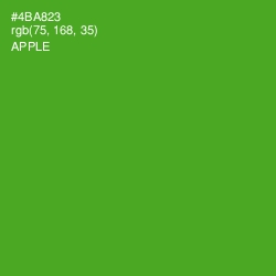 #4BA823 - Apple Color Image