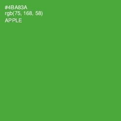 #4BA83A - Apple Color Image