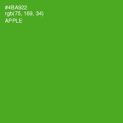 #4BA922 - Apple Color Image