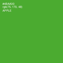 #4BAA30 - Apple Color Image