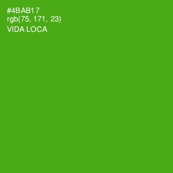 #4BAB17 - Vida Loca Color Image