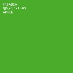 #4BAB2A - Apple Color Image