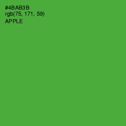 #4BAB3B - Apple Color Image