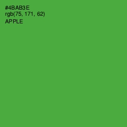 #4BAB3E - Apple Color Image