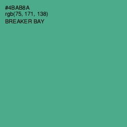 #4BAB8A - Breaker Bay Color Image