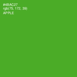 #4BAC27 - Apple Color Image