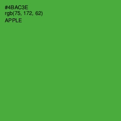 #4BAC3E - Apple Color Image