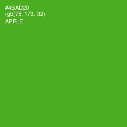 #4BAD20 - Apple Color Image