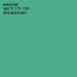 #4BAD8B - Breaker Bay Color Image