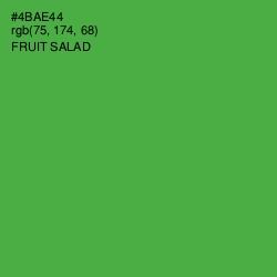 #4BAE44 - Fruit Salad Color Image