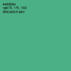 #4BB084 - Breaker Bay Color Image