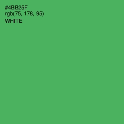 #4BB25F - Chateau Green Color Image