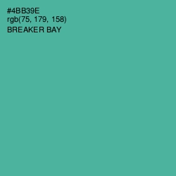 #4BB39E - Breaker Bay Color Image