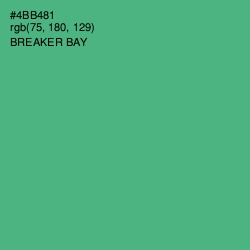 #4BB481 - Breaker Bay Color Image