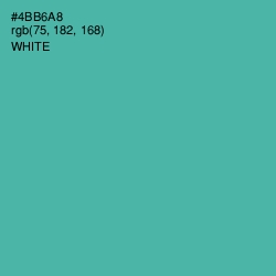 #4BB6A8 - Tradewind Color Image