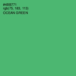 #4BB771 - Ocean Green Color Image