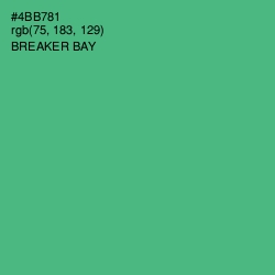 #4BB781 - Breaker Bay Color Image