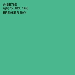 #4BB78E - Breaker Bay Color Image