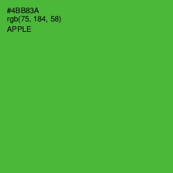 #4BB83A - Apple Color Image