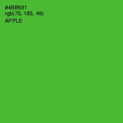 #4BB931 - Apple Color Image