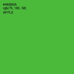 #4BB93A - Apple Color Image